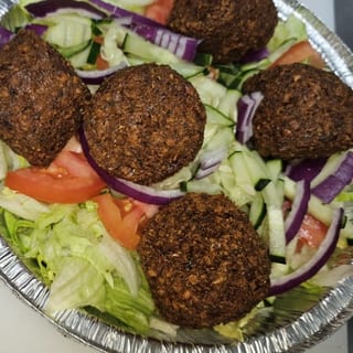 Falafel Over Salad