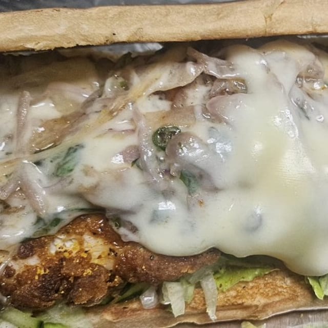 Crispy Whiting Sandwich.
