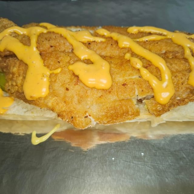 Crispy Catfish Sandwich.