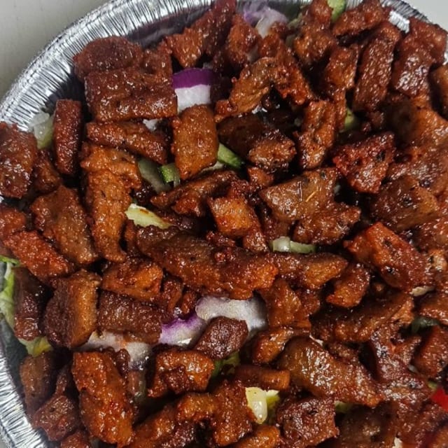 Lamb Over Salad.
