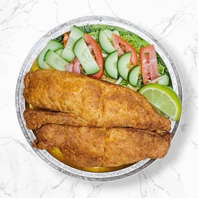 Catfish Over Rice.