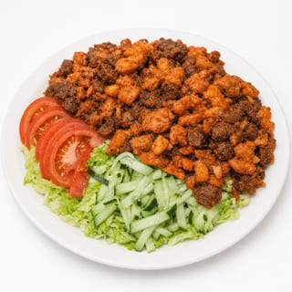Mixed Lamb and Chicken Over Rice