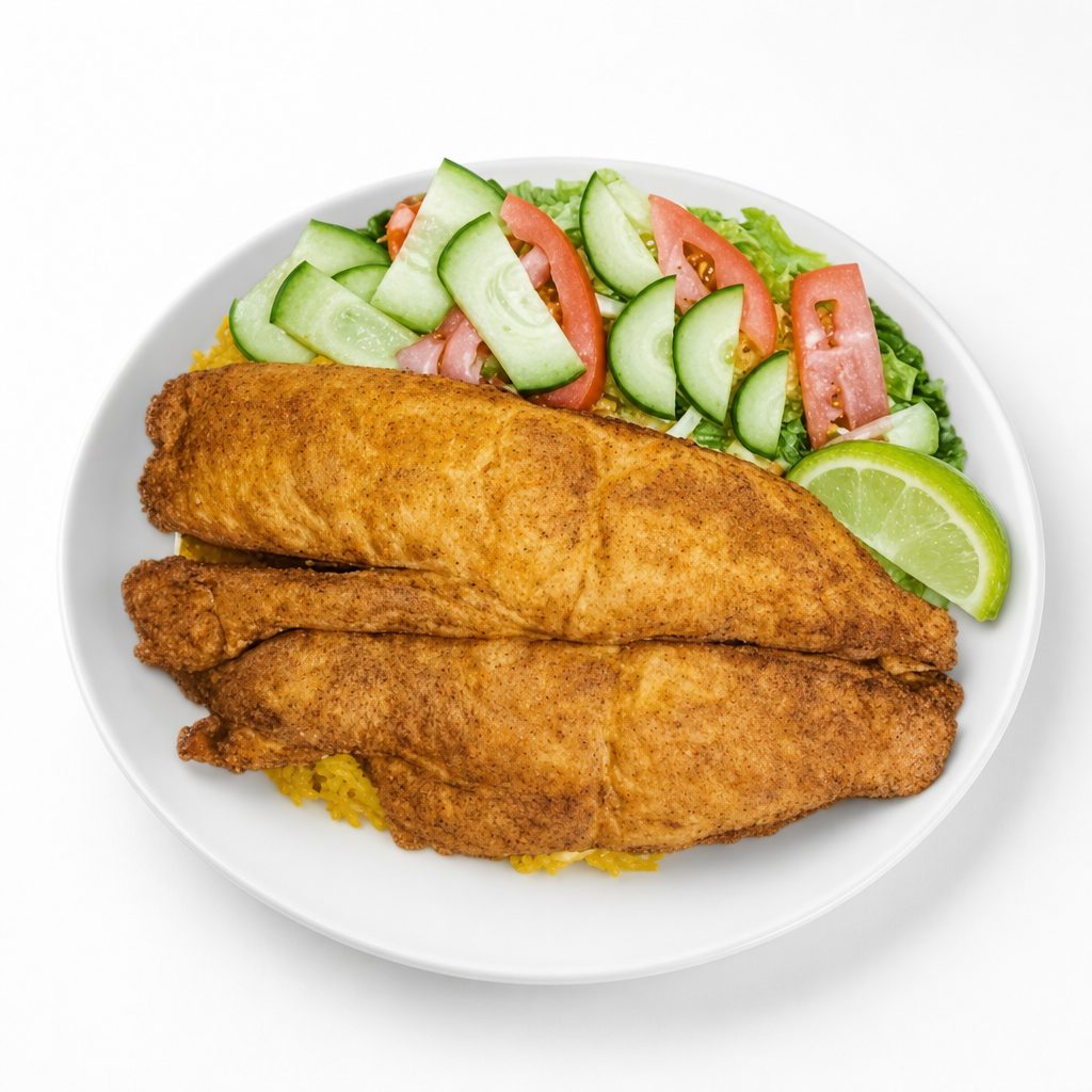 Catfish Over Rice.