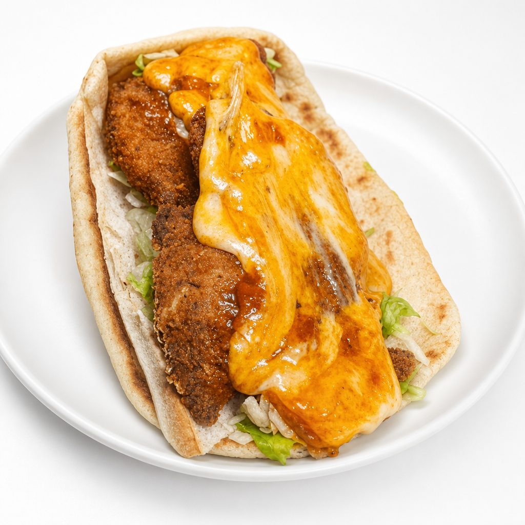 Butter chicken sandwich.