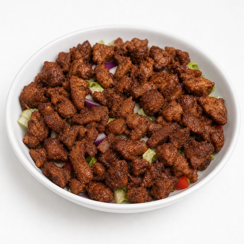 Lamb Over Salad.