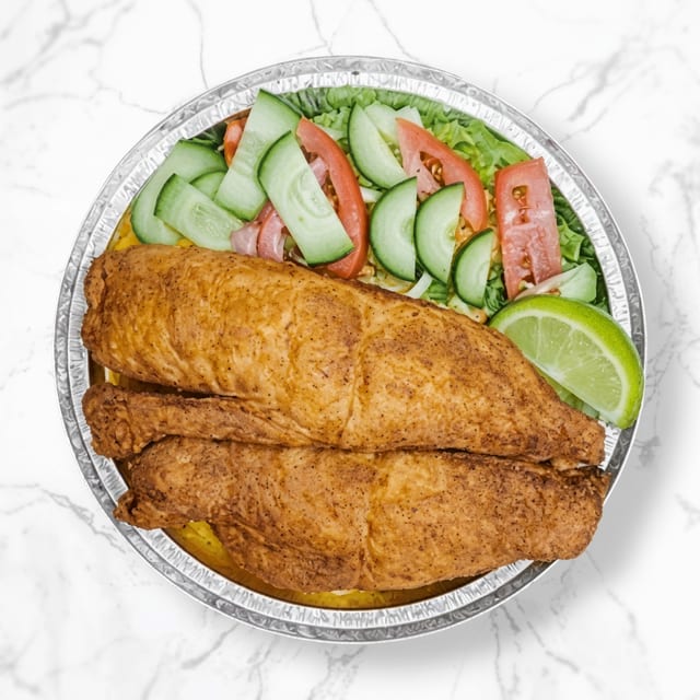 Catfish Over Rice.