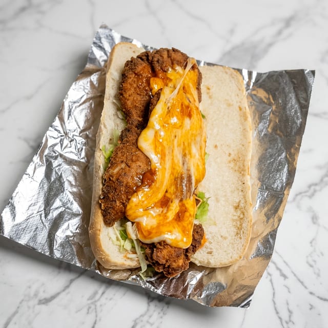 Butter Chicken Sandwich.