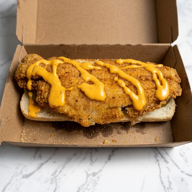 Crispy Catfish Sandwich.